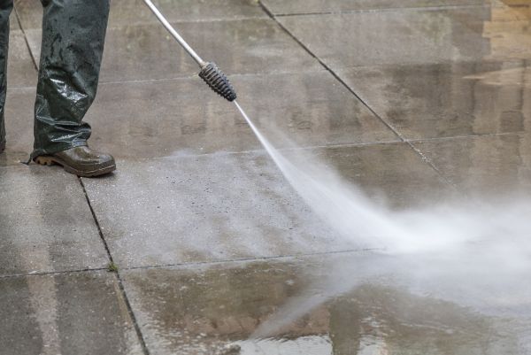 Concrete Power Washing in Champaign