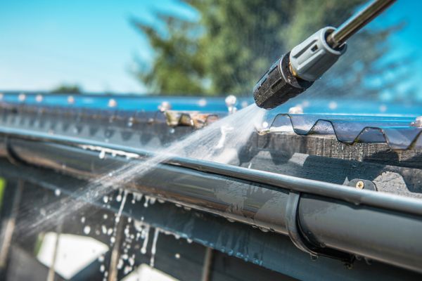 Gutter Pressure Washing in Champaign