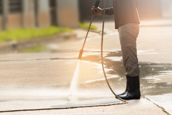 Residential Concrete Cleaning in Champaign