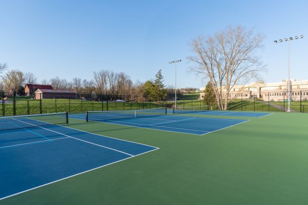 Tennis Court Cleaning in Champaign