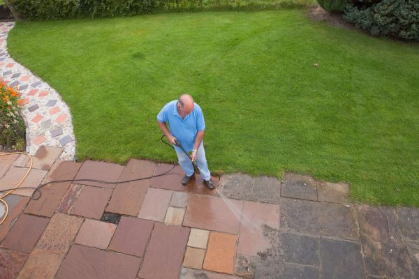 Pavers Pressure Washing in Champaign