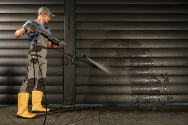 Garage Pressure Washing in Champaign