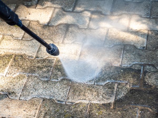 Paver Pressure Washing in Champaign