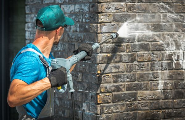 Exterior Masonry Cleaning in Champaign
