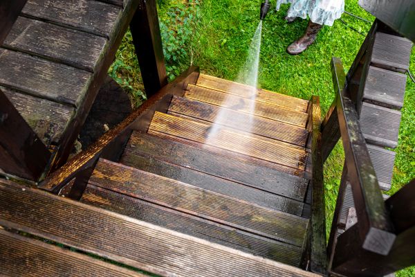 Wood Power Washing in Champaign