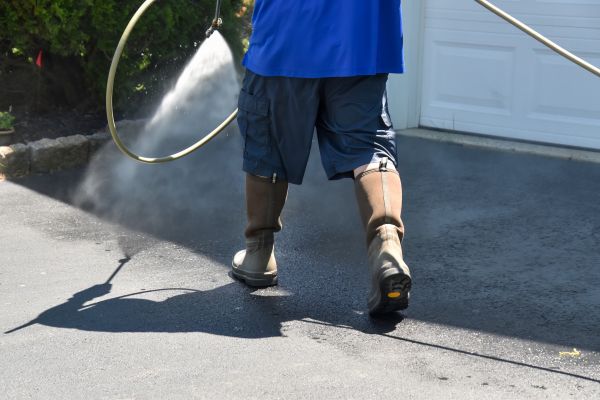 Asphalt Powerwashing in Champaign